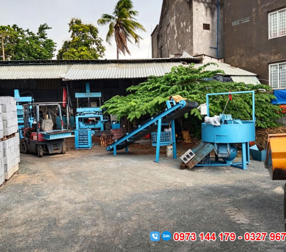 Máy ép gạch Block tại Thành phố Đồng Nai Máy ép gạch Block tại Thành phố Đồng Nai