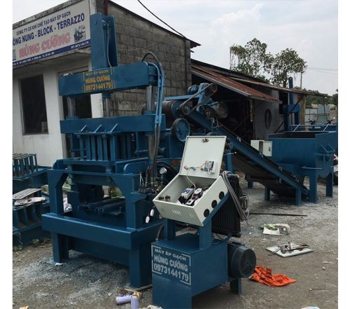 Máy ép gạch không nung