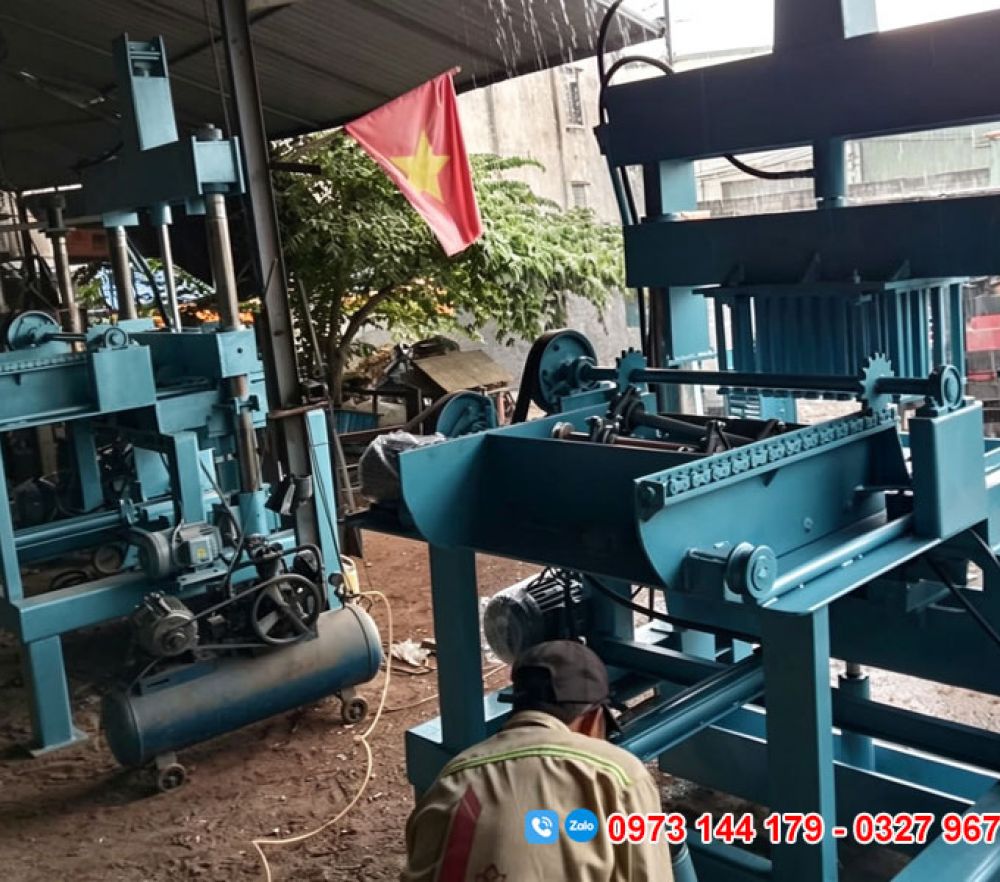 Máy ép gạch Block tại Thành phố Đồng Nai Máy ép gạch Block tại Thành phố Đồng Nai