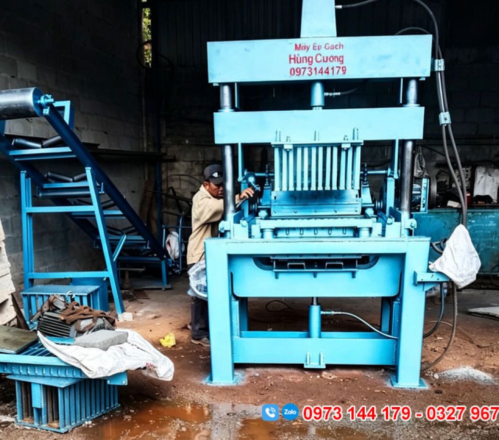 Máy ép gạch Block tại Thành phố Đồng Nai Máy ép gạch Block tại Thành phố Đồng Nai