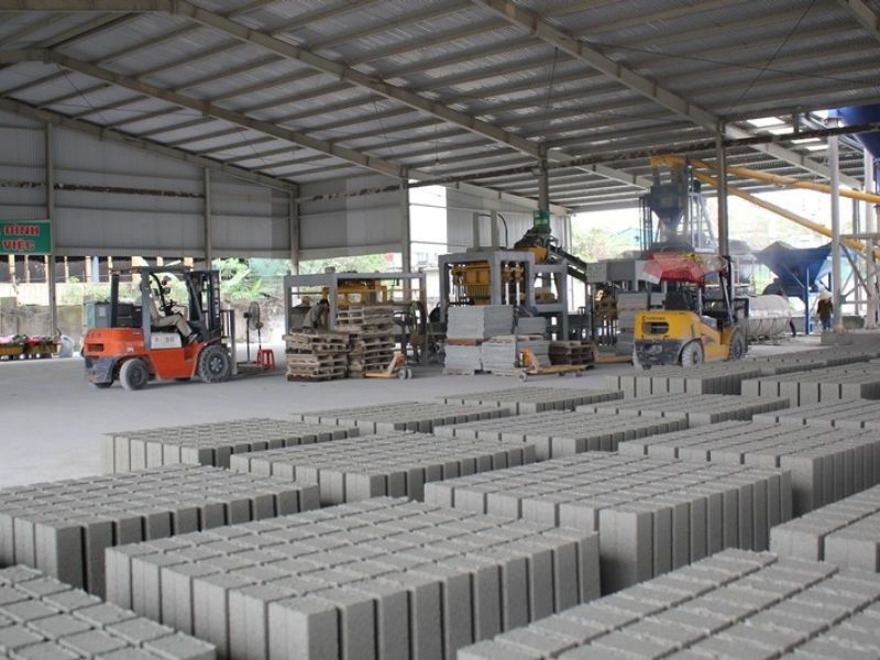Phân phối máy ép gạch Block Bình Dương