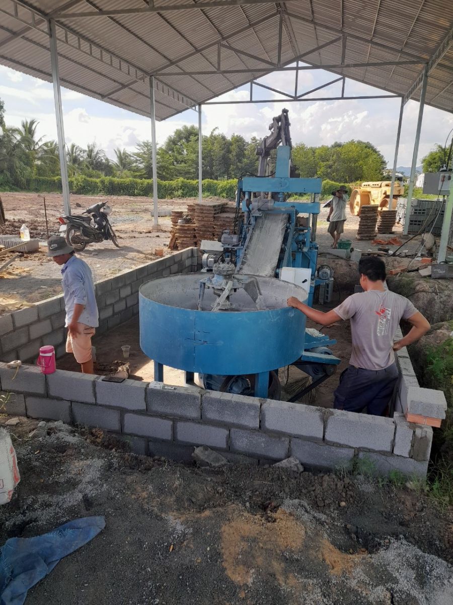 MÁY ÉP GẠCH BLOCK HÙNG CƯỜNG