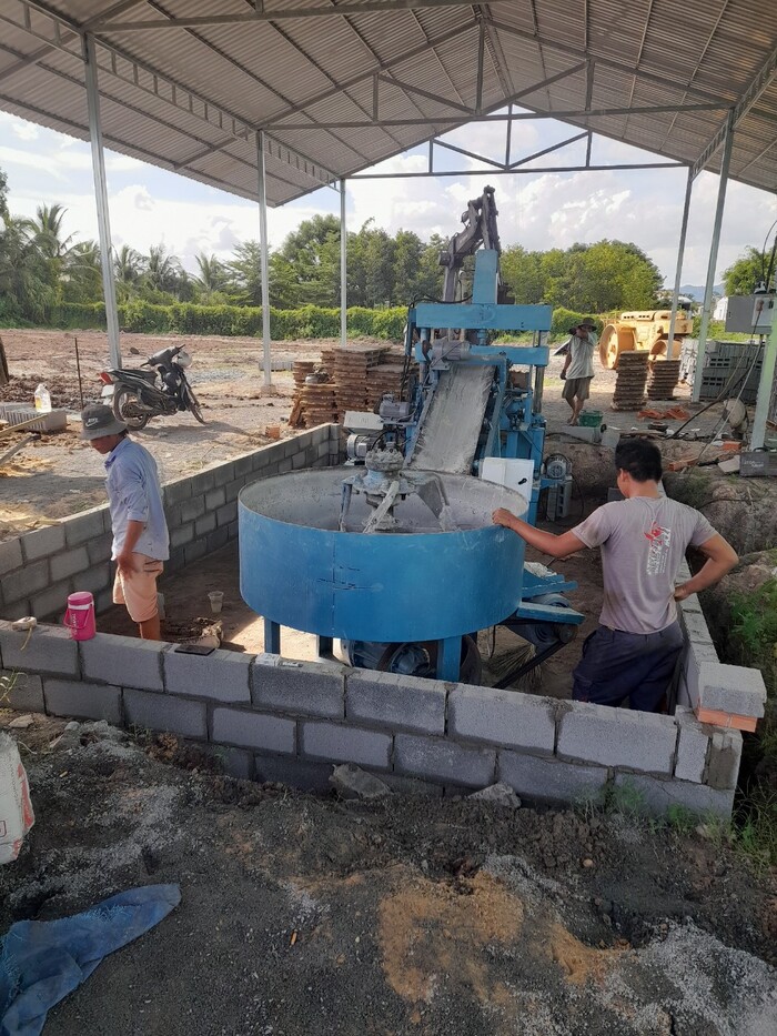 MÁY ÉP GẠCH BLOCK HÙNG CƯỜNG