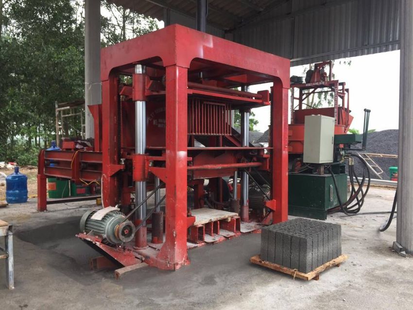 Máy ép gạch thủy lực
